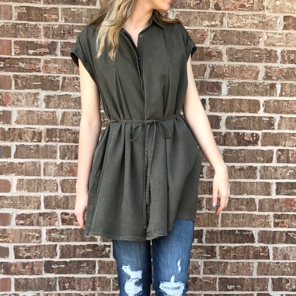 NWT Olive Green Tunic